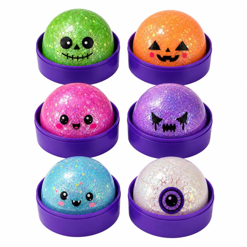 Halloween Glitter Squishy Ball