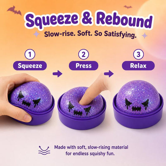 Halloween Glitter Squishy Ball