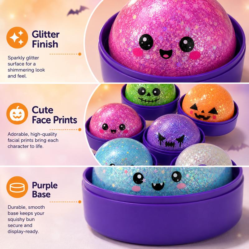 Halloween Glitter Squishy Ball