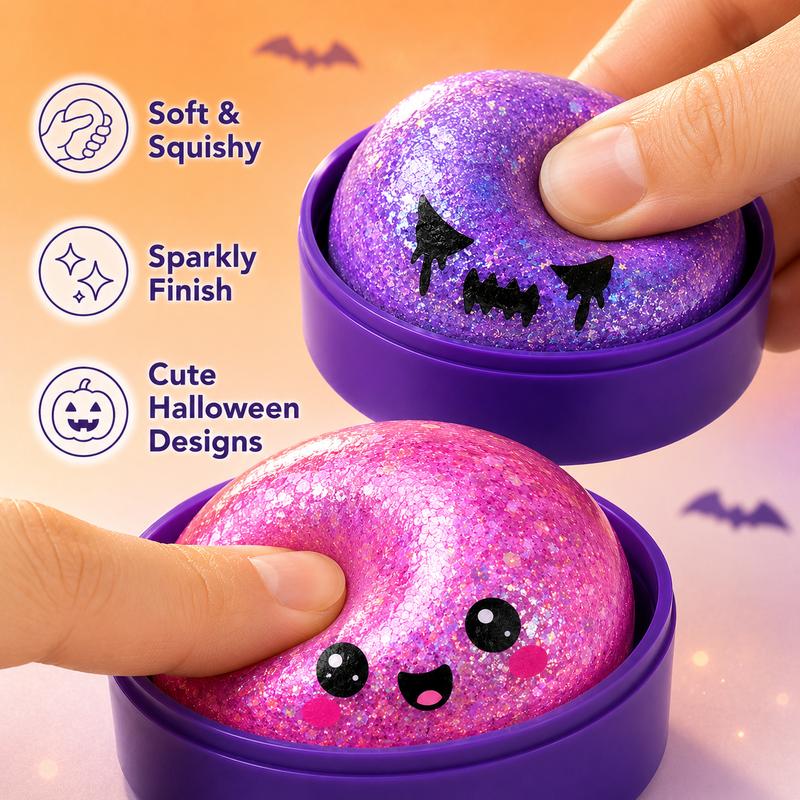 Halloween Glitter Squishy Ball